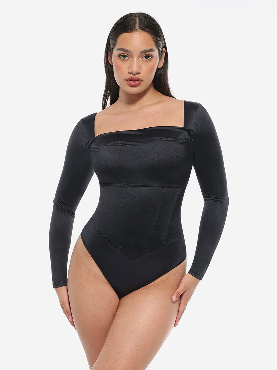 CinchVelour Bodysuit