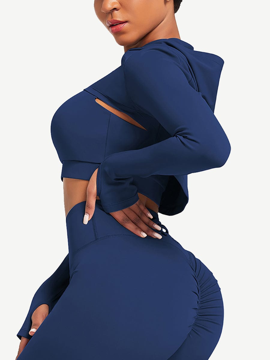 StrideFit Crop Hoodie