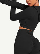StrideFit Crop Hoodie - Sleek n Sheek
