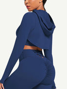 StrideFit Crop Hoodie - Sleek n Sheek