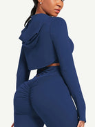 StrideFit Crop Hoodie - Sleek n Sheek