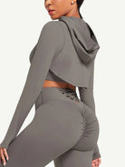 StrideFit Crop Hoodie - Sleek n Sheek