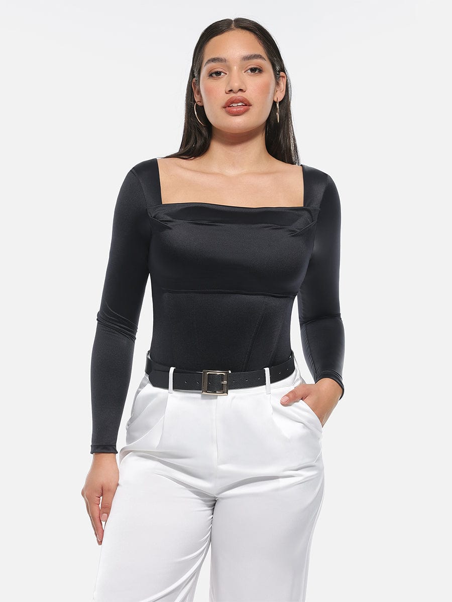 CinchVelour Bodysuit