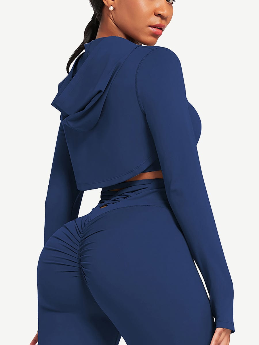 StrideFit Crop Hoodie